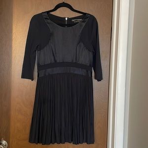 All Saints Black Japanese Cloth Dress